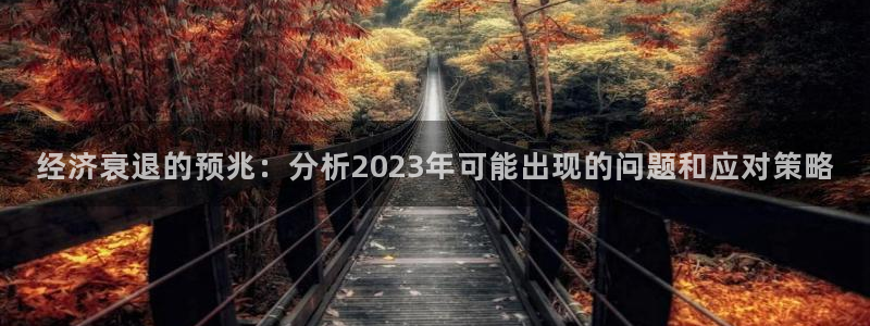美狮贵宾会主管：经济衰退的预兆：分析2023年可能出现的问题和应对策略