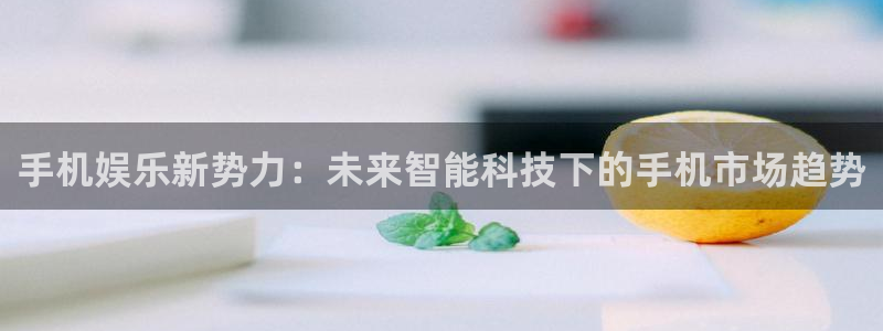美狮贵宾会平台登录入口：手机娱乐新势力：未来智能科技下的手机市场趋势